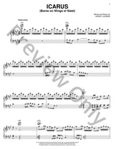 Icarus piano sheet music cover